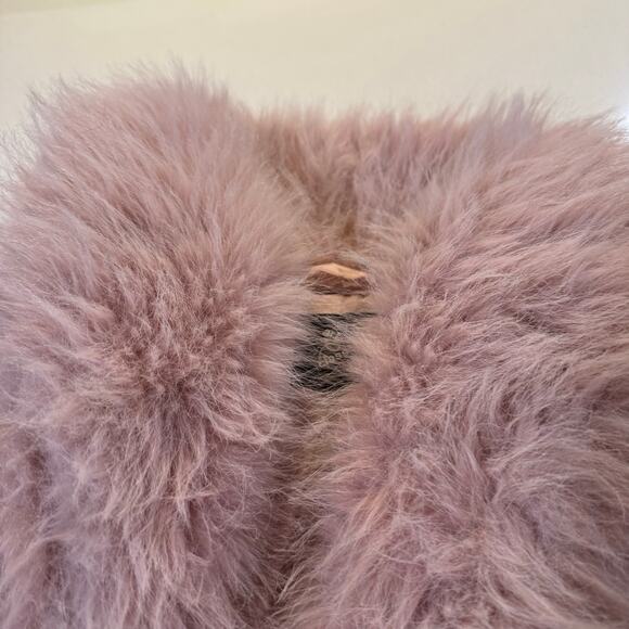 Art Class Girls M (8) Pink Faux Fur Coat - Picture 5 of 6